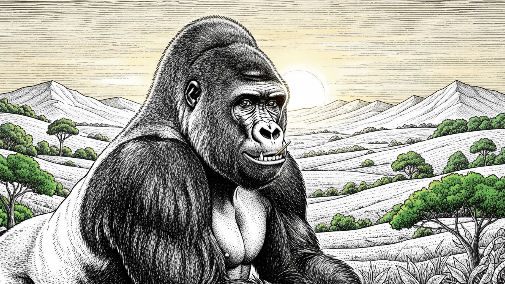 Gorilla Illustration